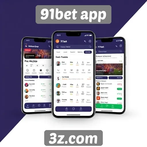 Evolução do design do site 91bet app